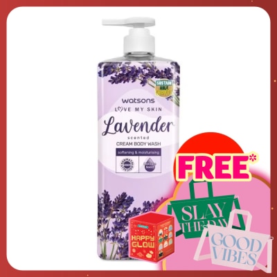 WATSONS Lavender Cream Body Wash 1000mlx12s