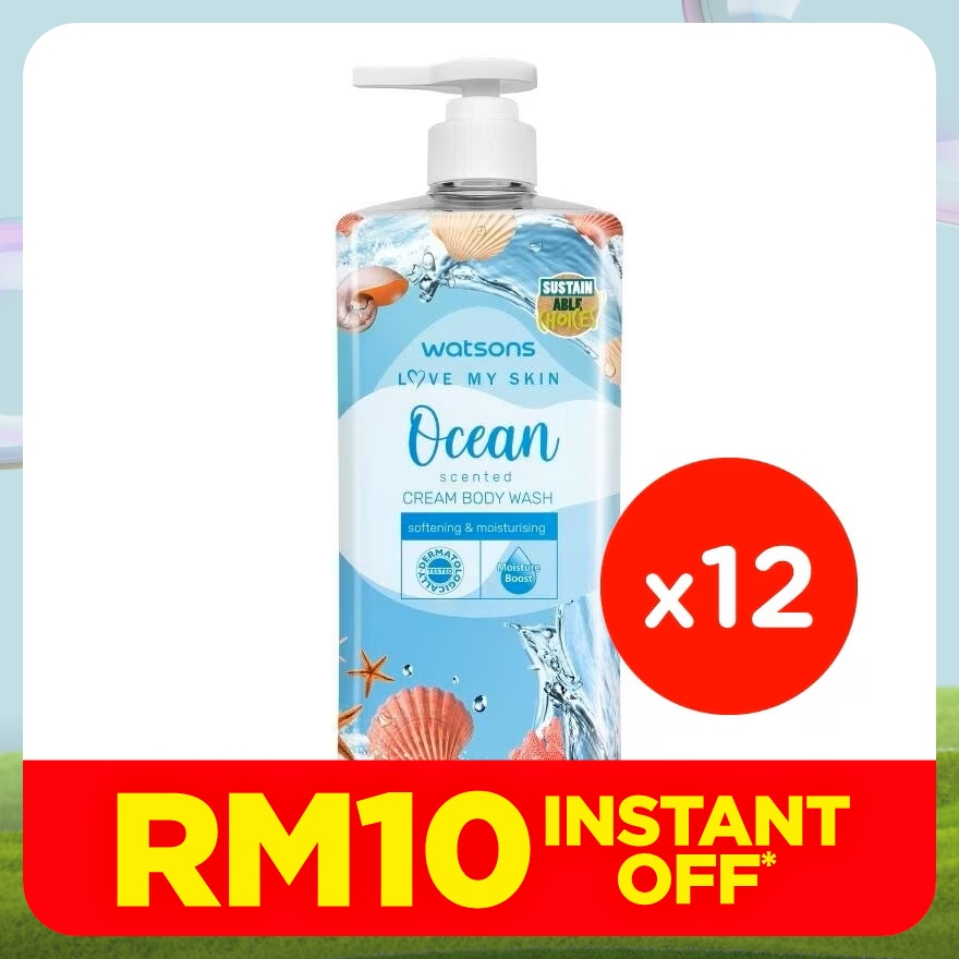 Ocean Cream Body Wash 1000mlx12s