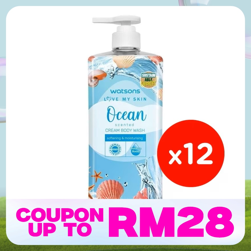 Ocean Cream Body Wash 1000mlx12s