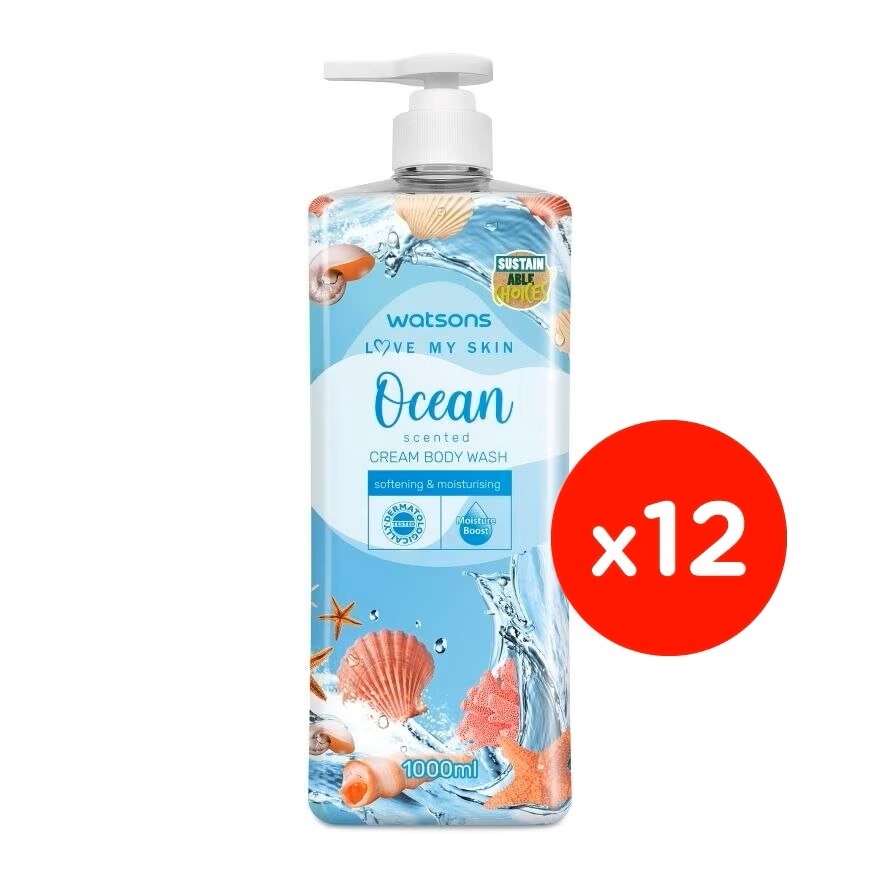 Ocean Cream Body Wash 1000mlx12s