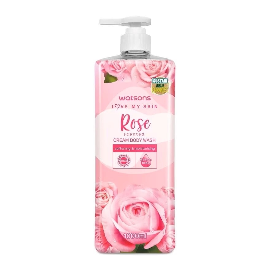 Rose Cream Body Wash 1000mlx12s