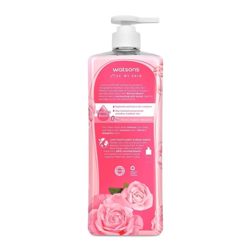 Rose Cream Body Wash 1000mlx12s