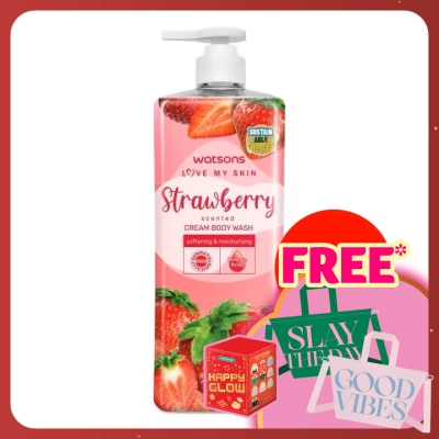 WATSONS Strawberry Cream Body Wash 1000mlx12s