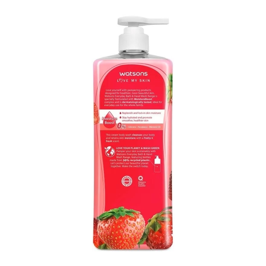 Strawberry Cream Body Wash 1000mlx12s