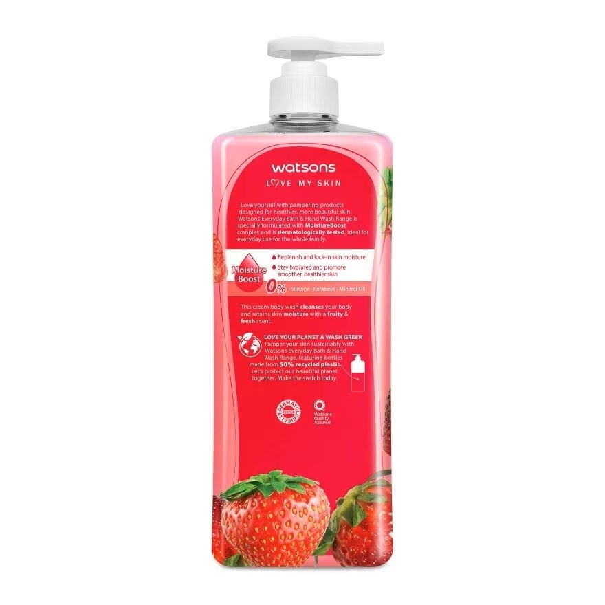 Strawberry Cream Body Wash 1000mlx12s