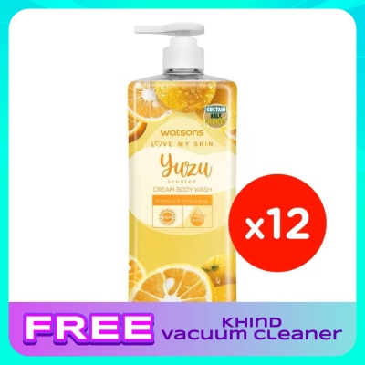 WATSONS Yuzu Cream Body Wash 1000mlx12s