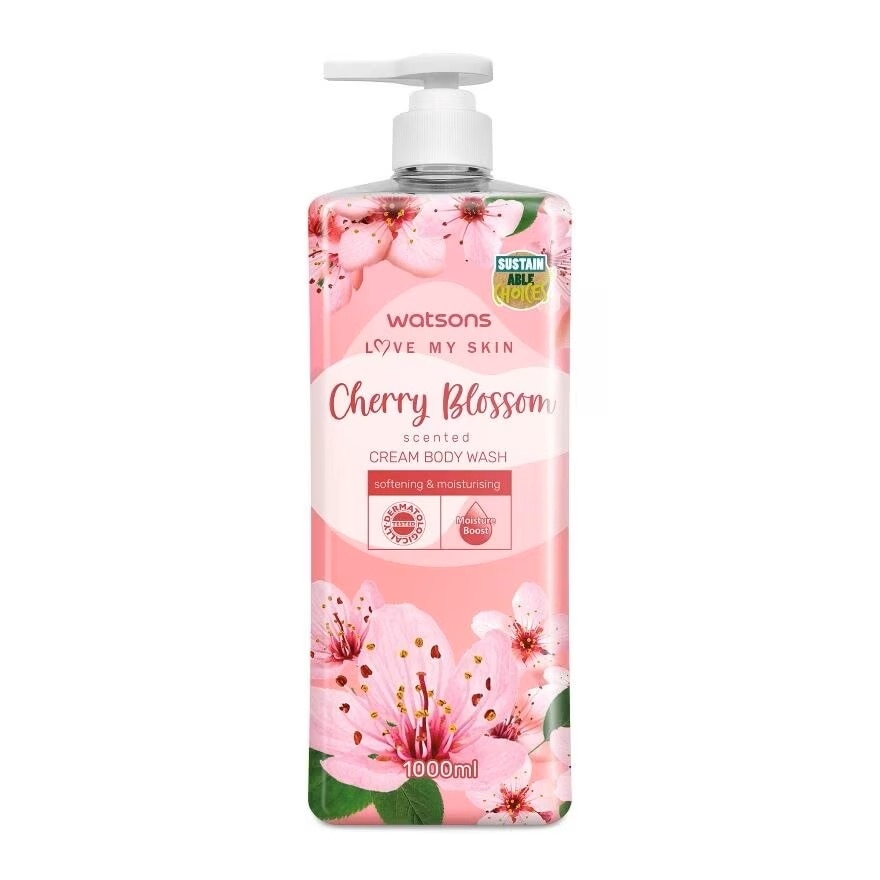 Cherry Blossom Scented Cream Body Wash 1Lx12s