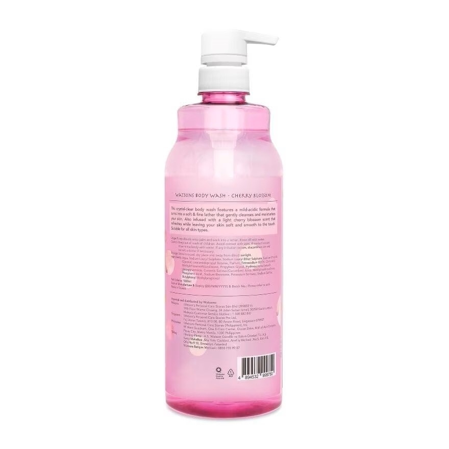 Body Wash-Cherry Blossom 1000mlx12s