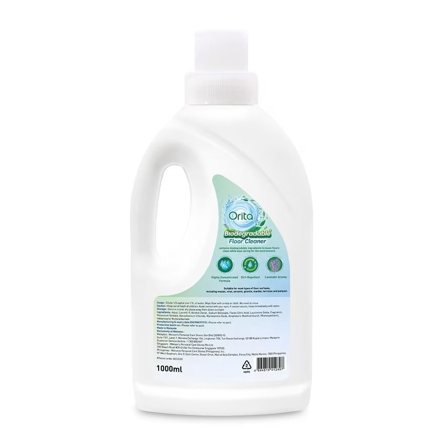 Biodegradable Floor Cleaner 1000mlx12s