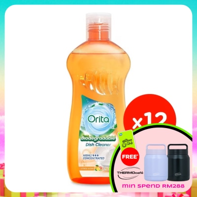 ORITA - Biodegradable Dish Cleaner 500mlx12s