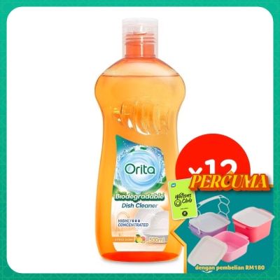 ORITA - Biodegradable Dish Cleaner 500mlx12s