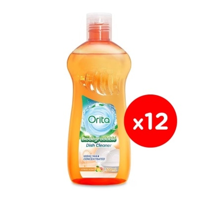 ORITA Biodegradable Dish Cleaner 500mlx12s