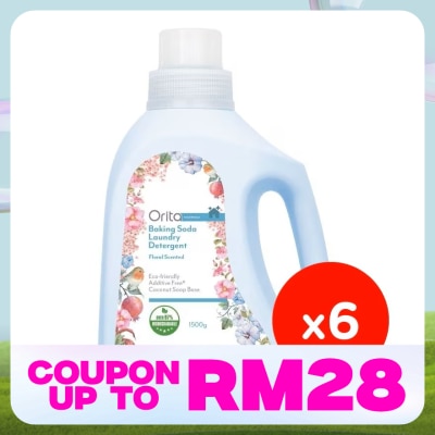 ORITA Baking Soda Laundry Detergent 1500gx6s