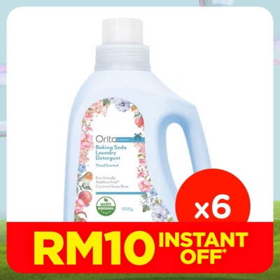 ORITA Baking Soda Laundry Detergent 1500gx6s