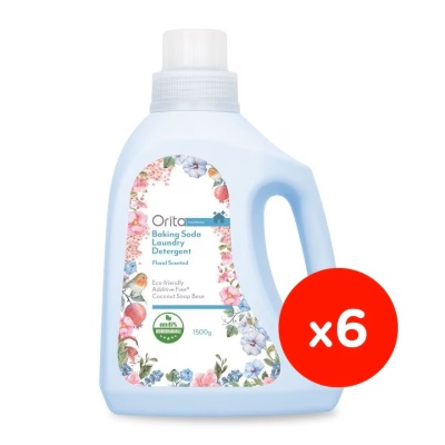 ORITA - Baking Soda Laundry Detergent 1500gx6s