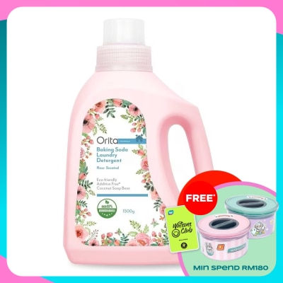ORITA Baking Soda Liquid Detergent (ROSE) 1500gx6s