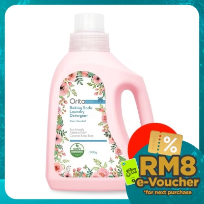 ORITA Baking Soda Liquid Detergent (ROSE) 1500gx6s