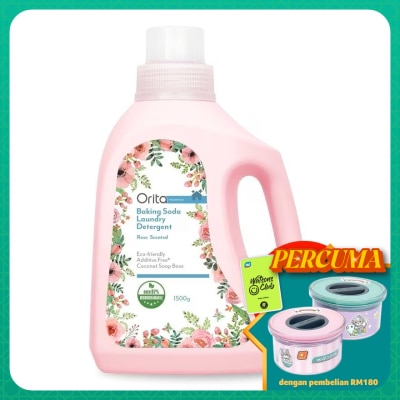 ORITA Baking Soda Liquid Detergent (ROSE) 1500gx6s