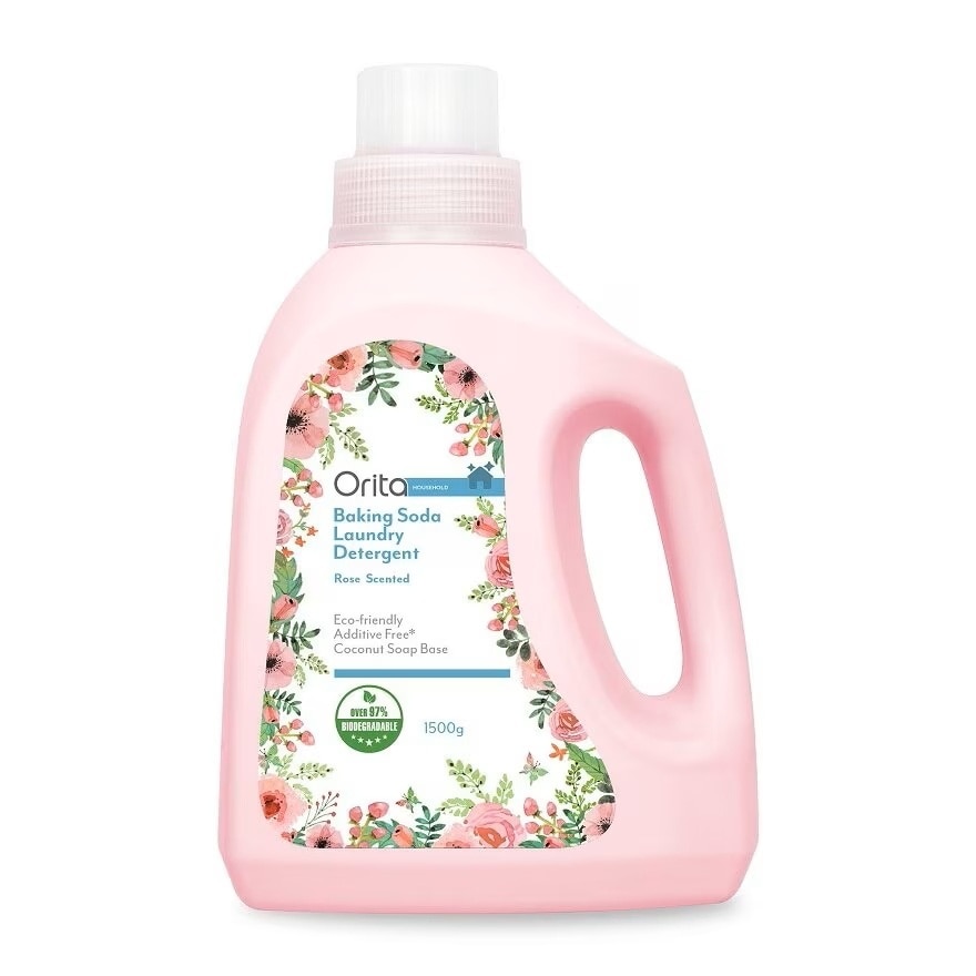 Baking Soda Liquid Detergent (ROSE) 1500gx6s