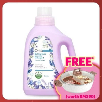ORITA Baking Soda Liquid Detergent (Lavender) 1500gx6s
