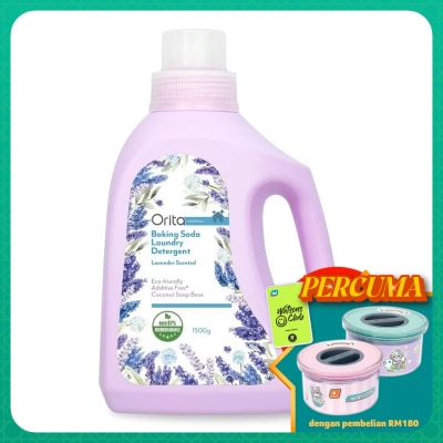 ORITA Baking Soda Liquid Detergent (Lavender) 1500gx6s