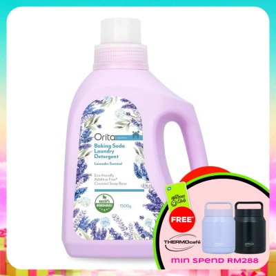 ORITA - Baking Soda Liquid Detergent (Lavender) 1500gx6s