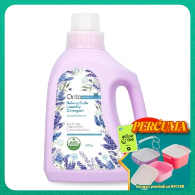 ORITA - Baking Soda Liquid Detergent (Lavender) 1500gx6s