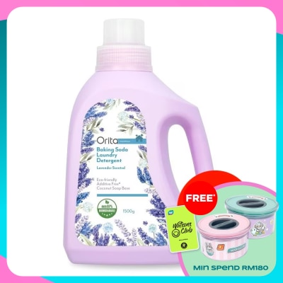 ORITA Baking Soda Liquid Detergent (Lavender) 1500gx6s