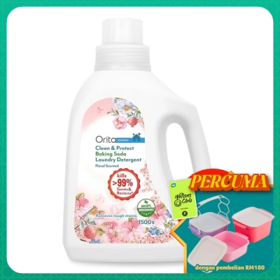 ORITA - Clean & Protect Baking Soda Laundry Detergent 1500gx6s