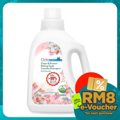 ORITA Clean & Protect Baking Soda Laundry Detergent 1500gx6s