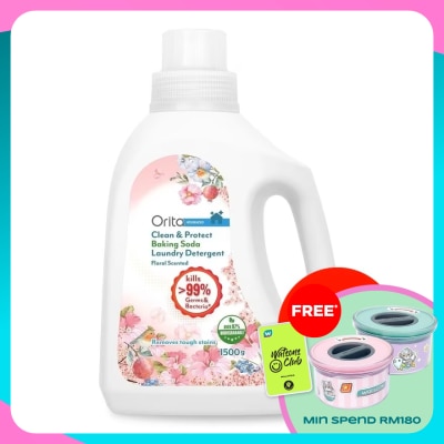 ORITA Clean & Protect Baking Soda Laundry Detergent 1500gx6s