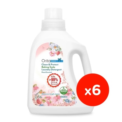 ORITA - Clean & Protect Baking Soda Laundry Detergent 1500gx6s