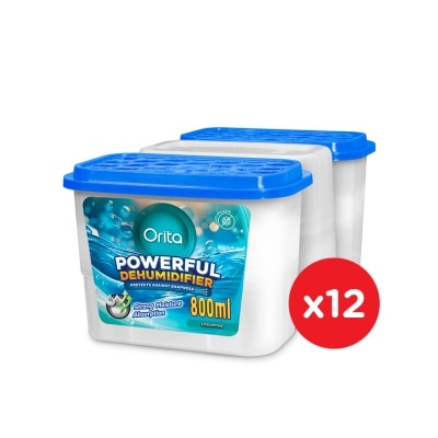 ORITA Unscented Dehumidifier 800ML (3packs x 12)