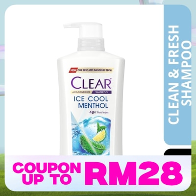 CLEAR Anti-Dandruff Ice Cool Menthol Shampoo 650ml