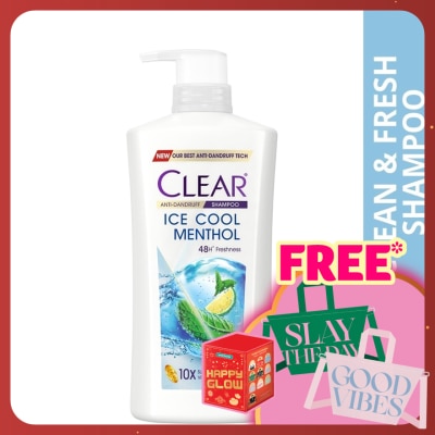 CLEAR Anti-Dandruff Ice Cool Menthol Shampoo 650ml