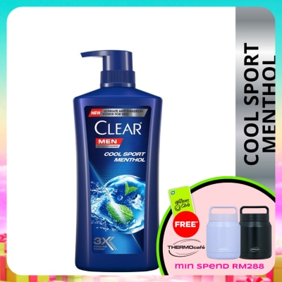 CLEAR MEN - Cool Sport Menthol Anti-Dandruff Shampoo 650ml