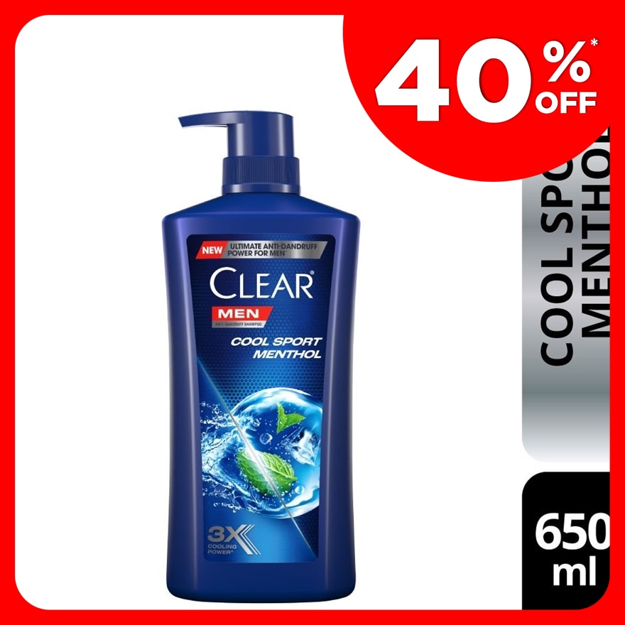 Cool Sport Menthol Anti-Dandruff Shampoo 650ml