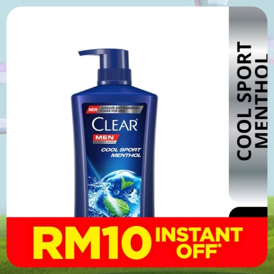 CLEAR MEN Cool Sport Menthol Anti-Dandruff Shampoo 650ml