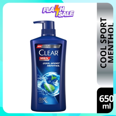 CLEAR MEN Cool Sport Menthol Anti Dandruff Shampoo 650ml image
