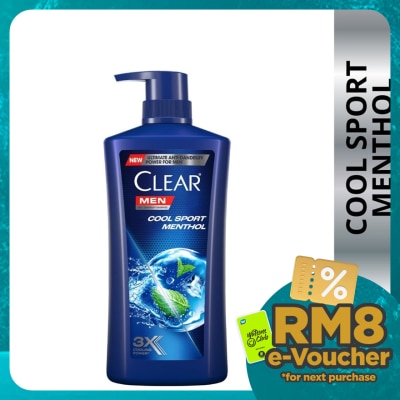 CLEAR MEN Cool Sport Menthol Anti-Dandruff Shampoo 650ml