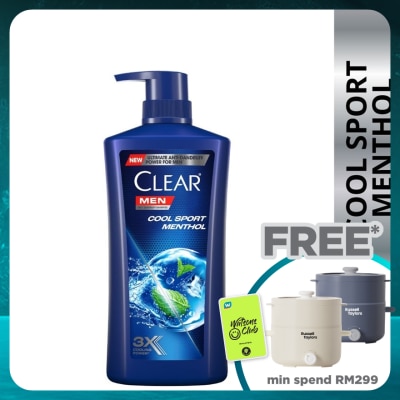 CLEAR MEN Cool Sport Menthol Anti-Dandruff Shampoo 650ml