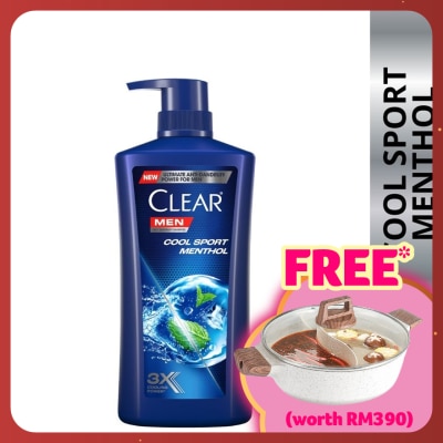CLEAR MEN Cool Sport Menthol Anti-Dandruff Shampoo 650ml