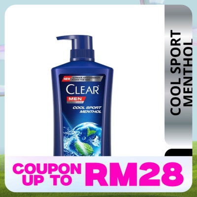CLEAR MEN Cool Sport Menthol Anti-Dandruff Shampoo 650ml