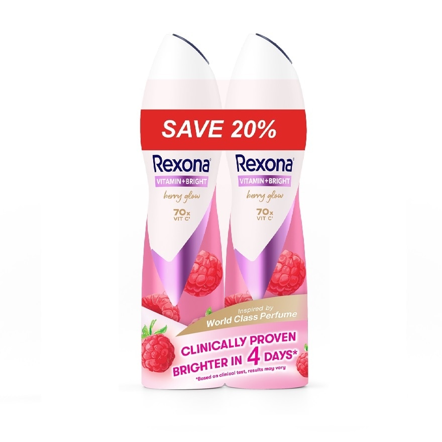 Vitamin Bright Berry Spray Deo 2x135ml