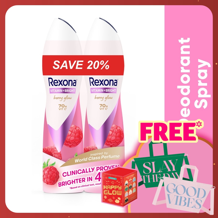 Vitamin Bright Berry Spray Deo 2x135ml