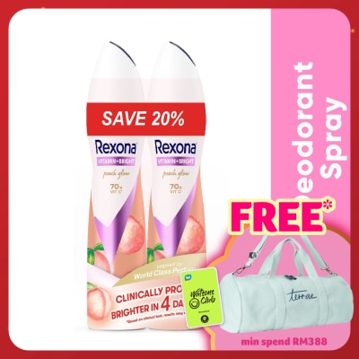 REXONA Vitamin Bright Peach Spray Deo 2X135ml