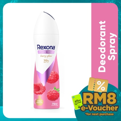 REXONA Vitamin Bright Berry Spray Deo 135ml