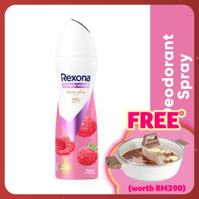 REXONA Vitamin Bright Berry Spray Deo 135ml