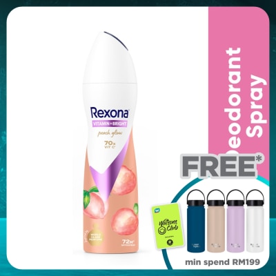 REXONA Vitamin Bright Peach Spray Deo 135ml