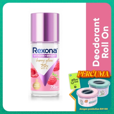 REXONA Vitamin Bright Berry Roll On Deo 45ml